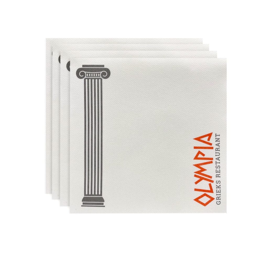 Airlaid WIT bedrukt - Afbeelding 5