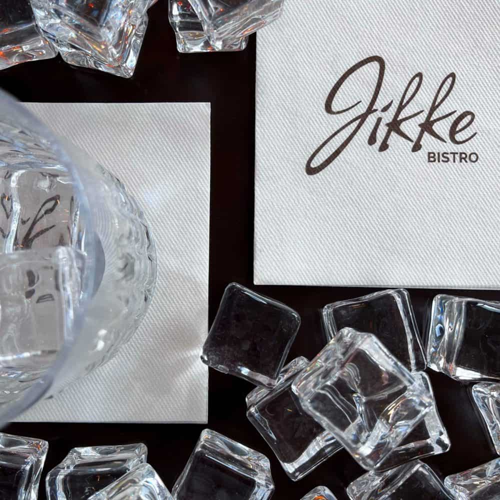 Airlaid WIT bedrukt - Afbeelding 2