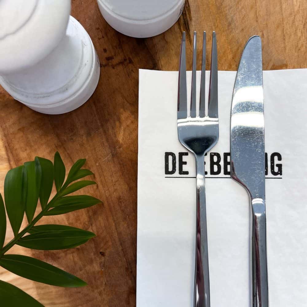 witte 2-laags celstof servetten bedrukt