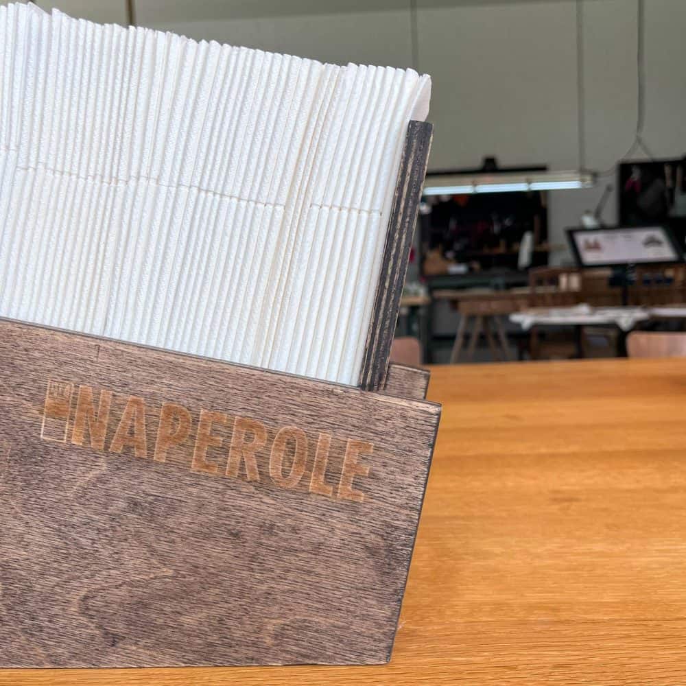 Houten Naperole Houder - Afbeelding 2