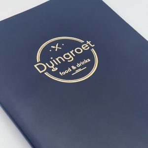 Coated Leder Menukaarten