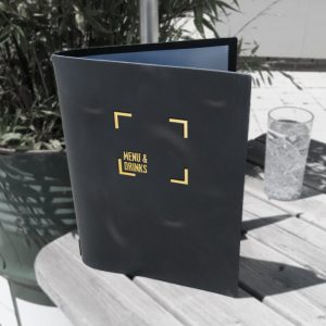 Pull Up Leder Menukaarten