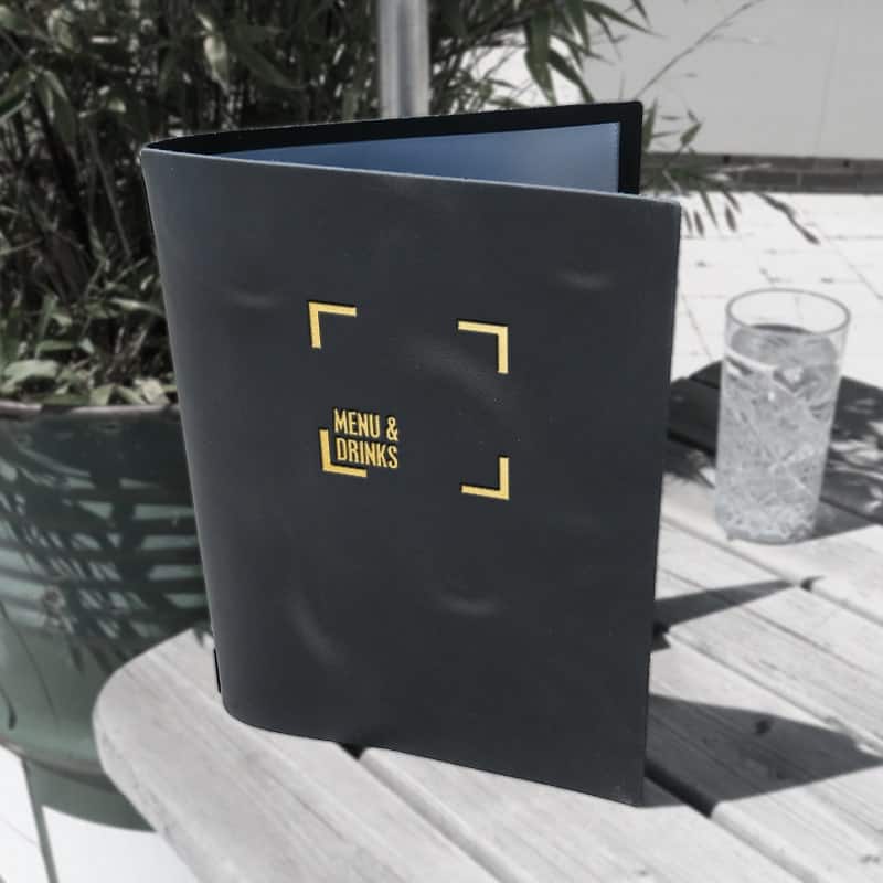 Pull Up Leder Menukaarten