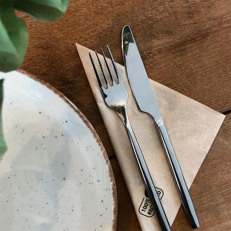 ECO servet 33x33cm onbedrukt