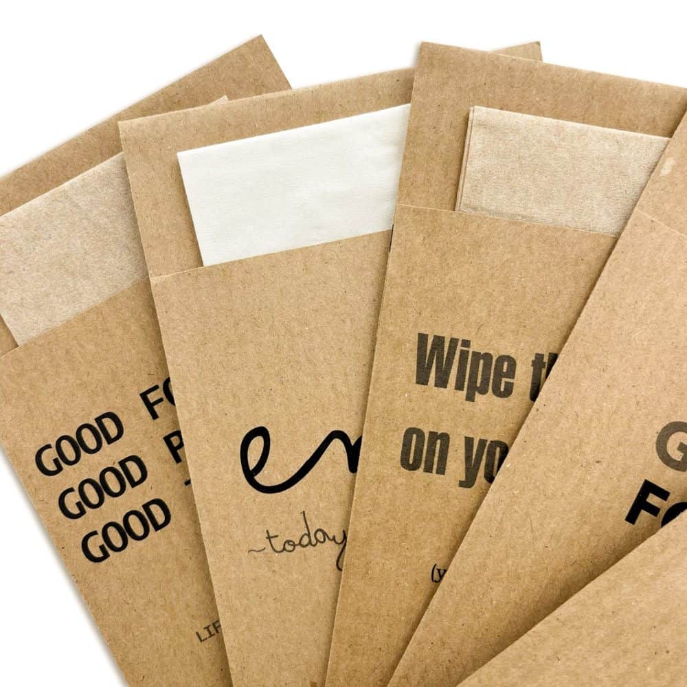 Bestekzakje met tekst ECO