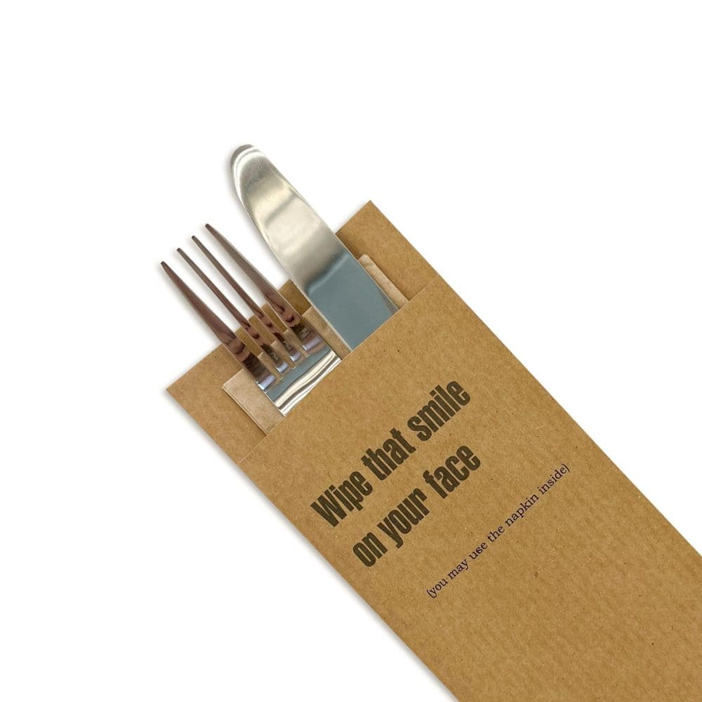 Bestekzakje met tekst ECO - Afbeelding 2