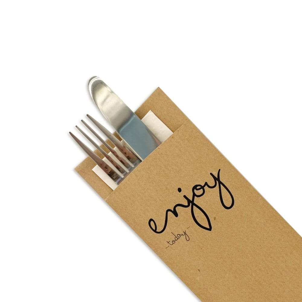 Bestekzakje met tekst ECO - Afbeelding 3