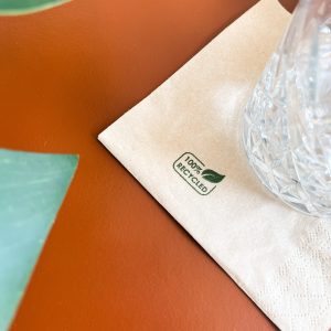 ECO servet 25x25cm onbedrukt