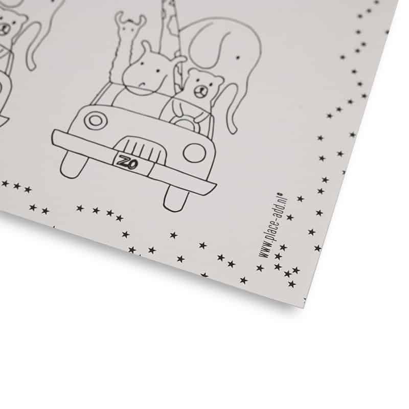 Placemat Kleurplaten - Afbeelding 5