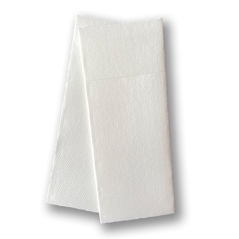 Airlaid Pochette 40x33cm onbedrukt wit