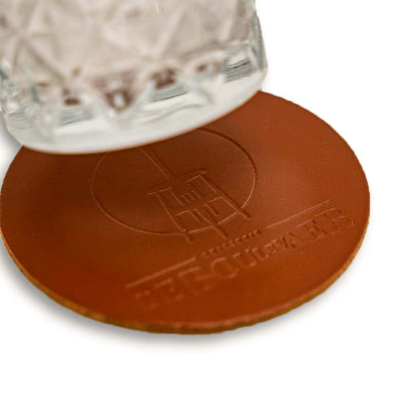 Leren onderzetter - Afbeelding 3
