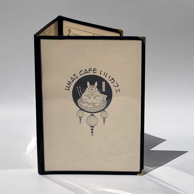 3-luik Amerikaanse menukaarten