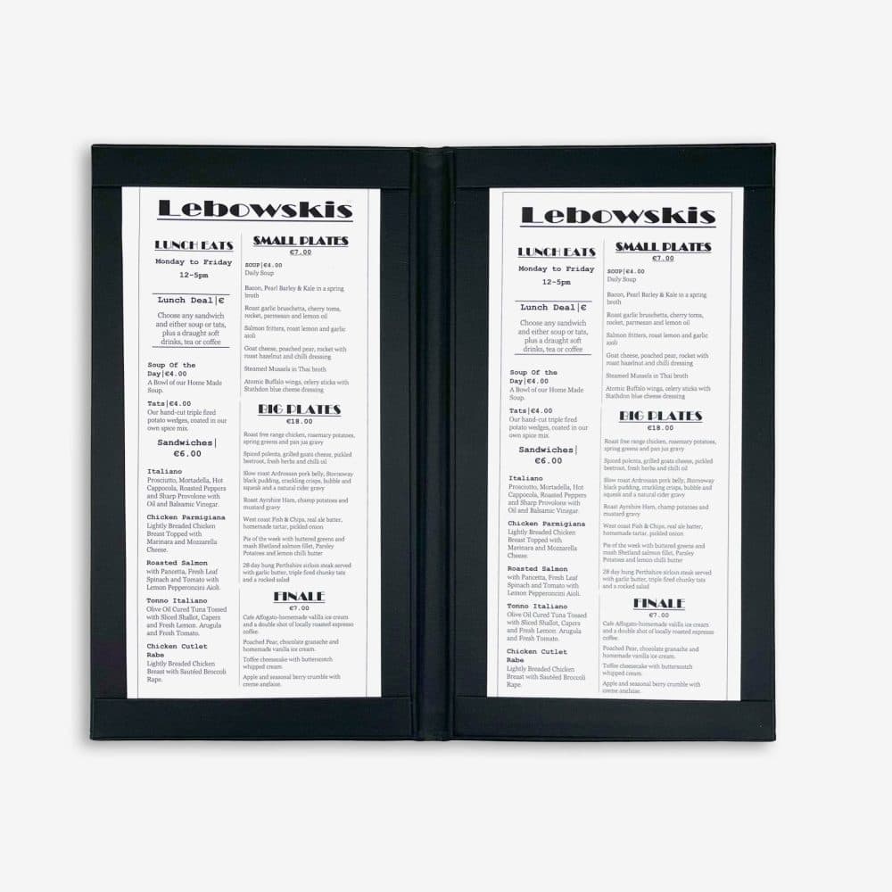 Insert umgebuchte Speisekarten – Bild 4