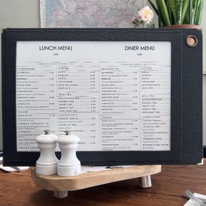 XL Venster Menukaarten